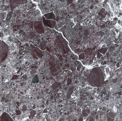 Caixa de piso 12x12 Rosso Levanto azulejo mármore tombado (100 pés quadrados) pés T-98C - Imagem 1 de 4