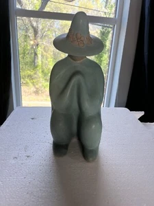 JACK BLACK NATIVE AMERICAN INDIAN POTTERY FIGURINE 12" - Picture 1 of 8