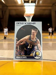 1990 NBA Hoops #138 Detlef Schrempf Indiana Pacers - Picture 1 of 2