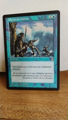 TIDAL SURGE Magic the Gathering MTG 1998 Sorcery SPANISH Language Trading Card - Image 1 of 2