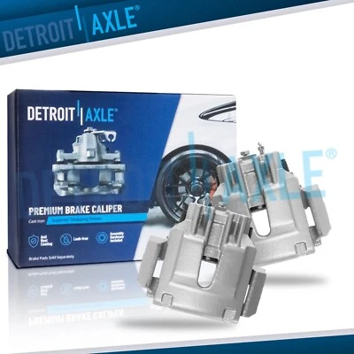 Pair Rear Brake Calipers w/Bracket for 2003-06 Ford Expedition Lincoln Navigator - Image 1 of 4