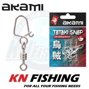 AKAMI TATAKI SQUID Snap With Swivel Squid Fishing 6pcs - Picture 1 of 6