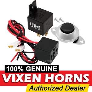 4-PIN HORN RELAY 40A/12V W/ PRE-WIRED QUICK CONNECT PLUG/SOCKET & BUTTON VXA7902 - Picture 1 of 8