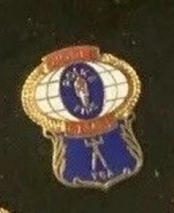 Spilla bavero evento pittogramma pittogramma giochi mondiali polizia TCA HARD COMPETITOR ALIVE 1985 - Foto 1 di 1