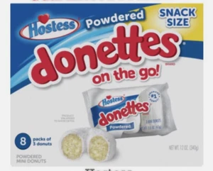 Hostess Mini Powdered Donettes Mini Donettes 2 Boxes 48 Ct Total Donuts - Picture 1 of 3