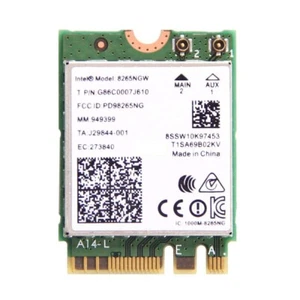Wireless Card Intel 8265NGW Dual Band 802.11ac NGFF 867mbps WiFi Bluetooth 4.2 - Picture 1 of 4