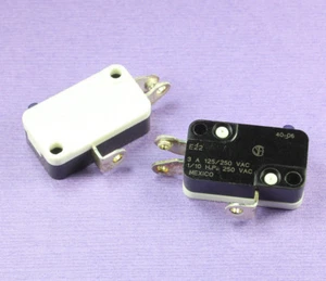 4pcs Cherry E22 Miniature Snap Action Switch, 125/250VAC, 3Amp 1/10 HP, SPDT  - Picture 1 of 1