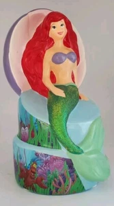 Vintage Walt Disney Ariel "The Little Mermaid " Ceramic Coin Piggy Bank - Picture 1 of 13