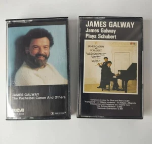 JAMES GALWAY Plays Schubert & James Galway The Pachelbel Canon Cassettes - Picture 1 of 6