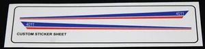 Custom Aufkleber für 4011 Replacement Sticker Sheet - Picture 1 of 1