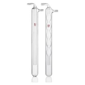 Lab Glass Cold Trap One-Piece Borosilicate Thickened Hydrazine Straight Ball - Picture 1 of 9