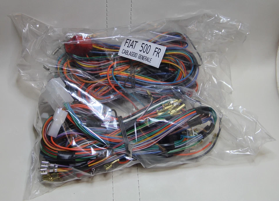CLASSIC FIAT 500 F/R ELECTRICAL WIRING KIT WIRING LOOM HARNESS GOOD QUALITY - Image 1 of 1