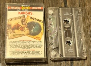 KANSAS: Leftoverture / Point of Know Return Cassette Tape Rock 2 LP on 1 EX!! - Picture 1 of 6