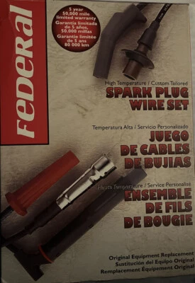 Juego de cables de bujías Federal Parts 4743 para Kia Spectra 2004 1,8 L envío gratuito 7579 Foto 1 de 3