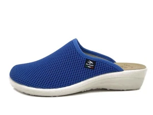 Ciabatte Pantofole Donna Blu 41 Chiuse Leggere in Tessuto FLY FLOT - Imagen 1 de 5