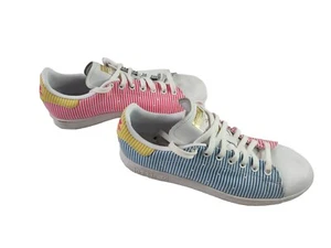 Adidas Stan Smith Love Unites White/Blue Men’s Size 8.5 Pride Lifestyle Shoes - Picture 1 of 9