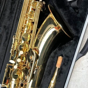 J. Michael TN-900 Tenor Saxophone Bb Yellow Brass Gold Lacquer Finish Used - Picture 1 of 9