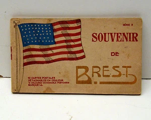 Antikes Postkartenheft Französische Sprache   - Bild 1 von 12