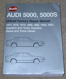 1977 1978 1979 1980 1981 1982 1983 AUDI 5000 5000S Factory Repair Manual Bentley - Foto 1 di 1