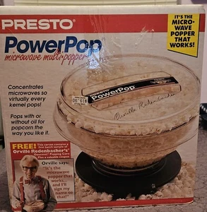 1995 Presto Orville Redenbacher 04830 Power Pop Microwave Pop Corn Popper NEW - Picture 1 of 1