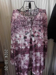 T-Shirt/ neu/ 3/4 Arm/Gr.52/Mehrfarbig/Gummibund - Bild 1 von 9