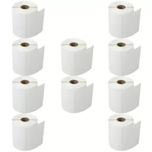 10 ROLLOS Envío Térmico Directo 500 Etiquetas/Rollo 4"X3" Para Zebra LP-2844 GC420T - Imagen 1 de 23