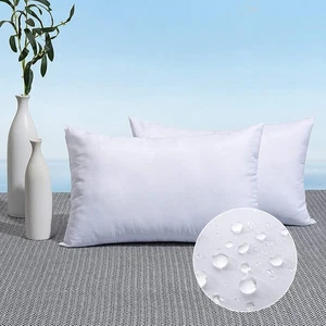 2 Pack 12x20 Inch Outdoor Pillow Inserts Decorative Throw Pillow Inserts - Picture 1 of 7