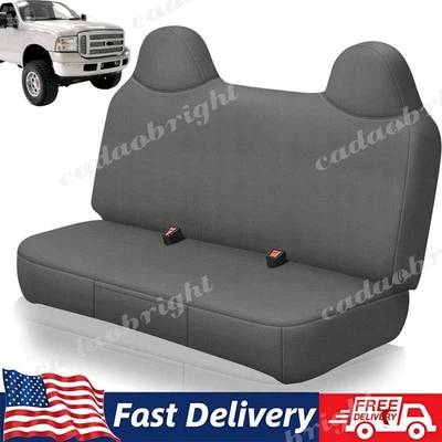 1999-2007 Ford F250 F350 F450 F550 Caterpillar Custom Fit Bench Seat Cover Gray Foto 1 de 4
