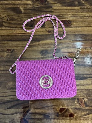 Bebe Erika Fuchsia Flap Crossbody Hand Shoulder Bag NWOTs - Image 1 of 4