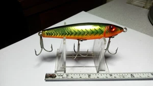 L&S MIRROLURE, VINTAGE,TOUGH  PATTERN, #51MR750, GOLD REFLECTOR SIDES,BAR SIDES - Picture 1 of 4