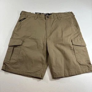 Nuovo con etichetta! Ariat Rebar M4 Made Pantaloncini Cargo Resistenti Durastretch Marrone Tg 40x10,5 Relaxed - Foto 1 di 12