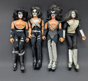 Mego Kiss Puppen Vintage 1977 Gene Simmons Paul Ace Peter Figuren Set 4 komplett - Bild 1 von 11