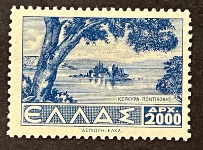 Sellos de viaje: estampillas de Grecia de 1944 Scott #448 Mi 475 como nuevas MOGH. Foto 1 de 4