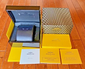Breitling scatola vuota per orologio con manuale #V59 - Foto 1 di 16