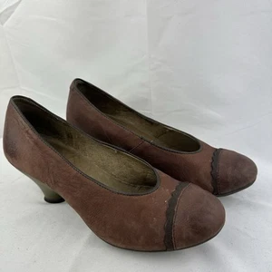 Scarpe Fly London Mary Jane in pelle marrone taglia 5 - Foto 1 di 8