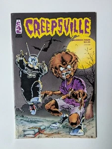 Cómic Creepsville No.4 1991, Go-Go Comics hombre lobo preadolescente Franklin J. Kurtz - Imagen 1 de 3