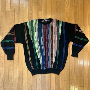 Coogi Style Vintage Knit Sweater - Picture 1 of 7