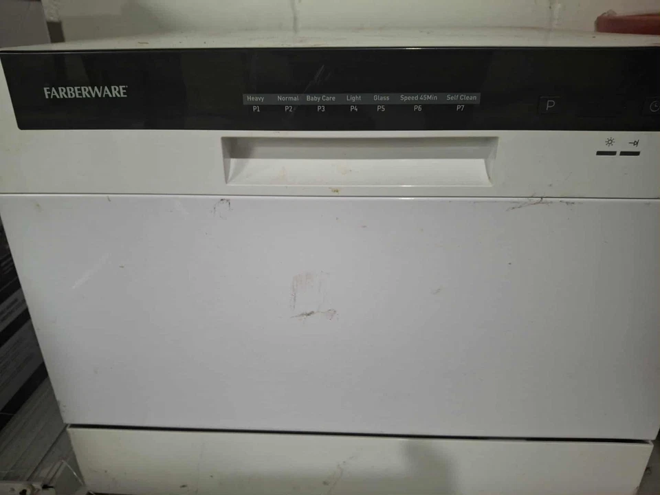 Farberware Lavavajillas Encimera 6 Piezas - Blanco (FCD06ABBWHA) Foto 1 de 2