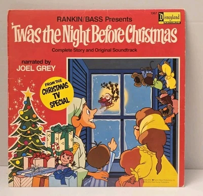 ‘Twas the Night Before Christmas Rankin/Bass Presents Disneyland Record LP - Image 1 of 4