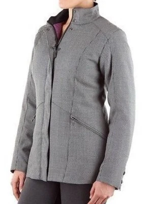 Ibex Jacket Womens M Merino Wool Mad River Houndstooth Micro Check Insulated - Image 1 of 4