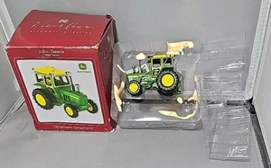 HTF American Greetings Christmas Ornament John Deere 4020 Diesel Tractor In Box - Picture 1 of 9