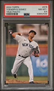 2024 Topps True Photo #615 Yoendrys Gomez PSA 8.5 NM-MT+ - Picture 1 of 2