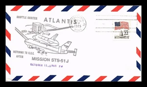 DR JIM STAMPS US COVER SPACE SHUTTLE ORBITER ATLANTIS STS-51J RETURNS TO KSC - Picture 1 of 2