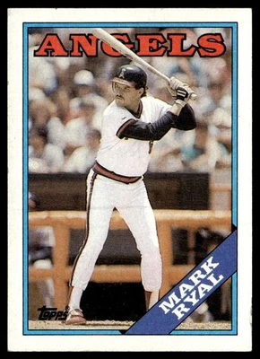 1988 Topps Mark Ryal California Angels #243 - Image 1 of 2
