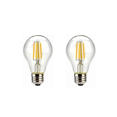 LED Light Bulbs Warm White 2700K 2W 3V A60 A19 E26/E27 Edison Screw Base 20W ... - Image 1 of 4