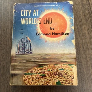 City at World’s End Edmond Hamilton Galaxy SF Novel #18 1953 Reader Copy - Foto 1 di 7