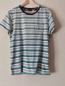 T-shirt uomo Scotch And Soda girocollo multicolore a righe taglia M - Foto 1 di 7