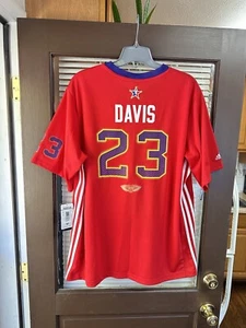 NWT Authentic 2014 NOLA NBA All Star West #23 Anthony Davis Jersey Lakers Lebron - Picture 1 of 8