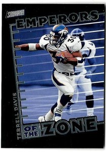 1999 Stadium Club Emperors Of The Zone TERRELL DAVIS (ex-mt) Denver Broncos
