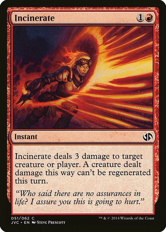 Incinerate Duel Decks Anthology: Jace vs. Chandra NM Red Common CARD ABUGames - Image 1 of 1